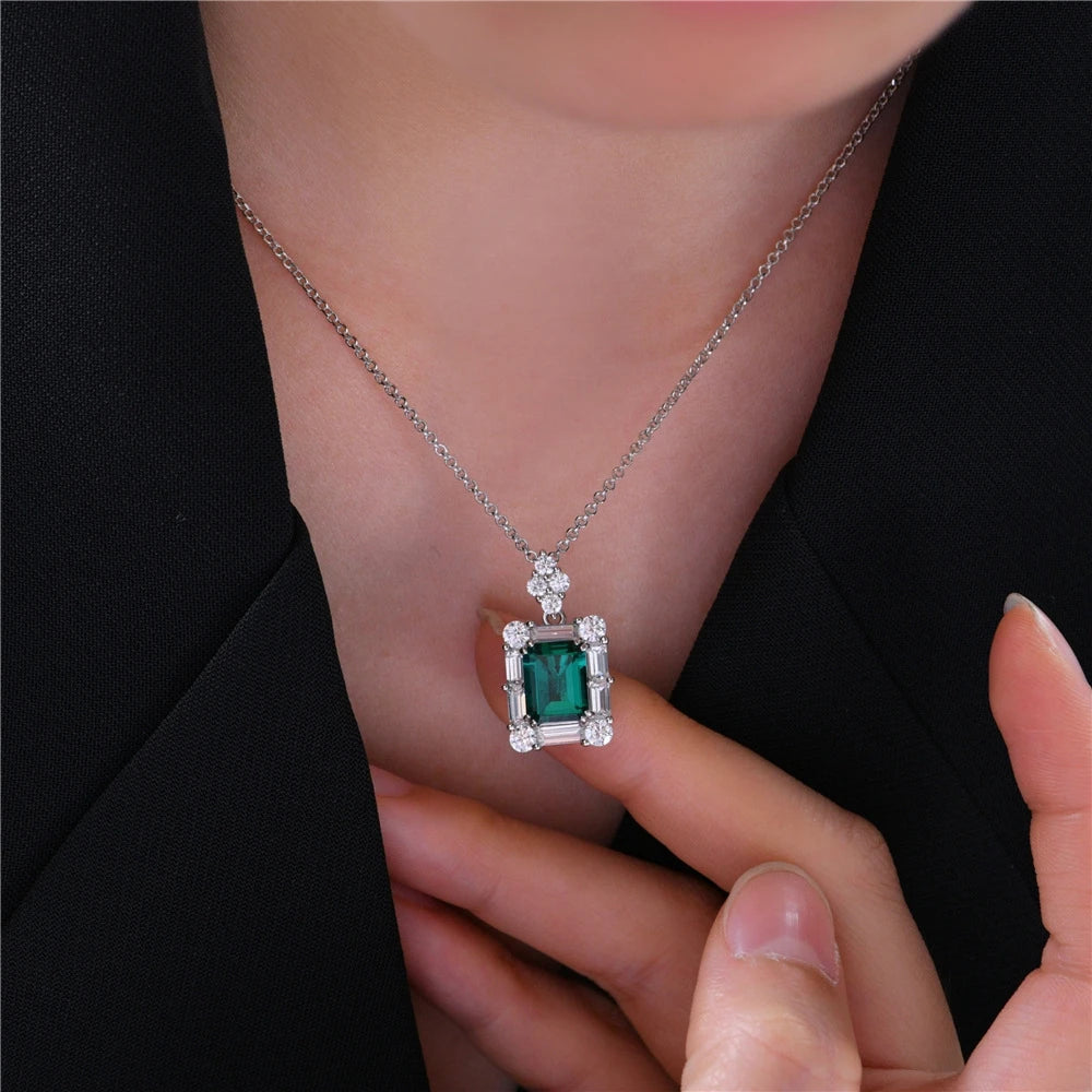 Pendant Necklace Moissanite