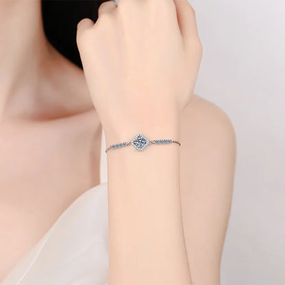 1ct Moissanite Diamond Bracelets Bangle