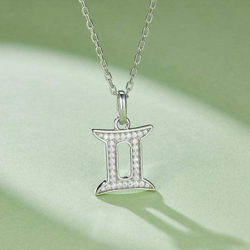 Moissanite Zodiac Necklace