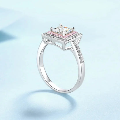 Moissanite 1Carat Diamond  Wedding Ring