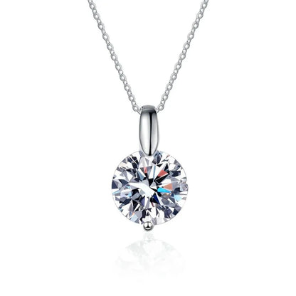 Moissanite Diamond Pendant Necklace