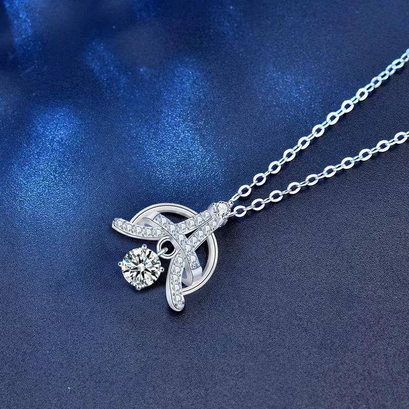 0.5ct Moissanite Pendant Necklace