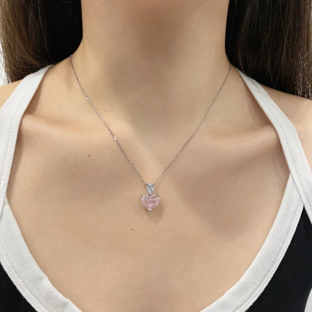 Moissanite Pendant Necklace