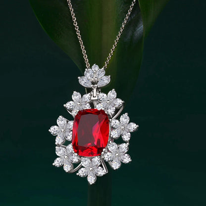 Pendant Necklace Moissanite