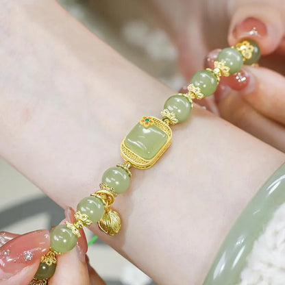 Natural Hetian Jade Bracelet