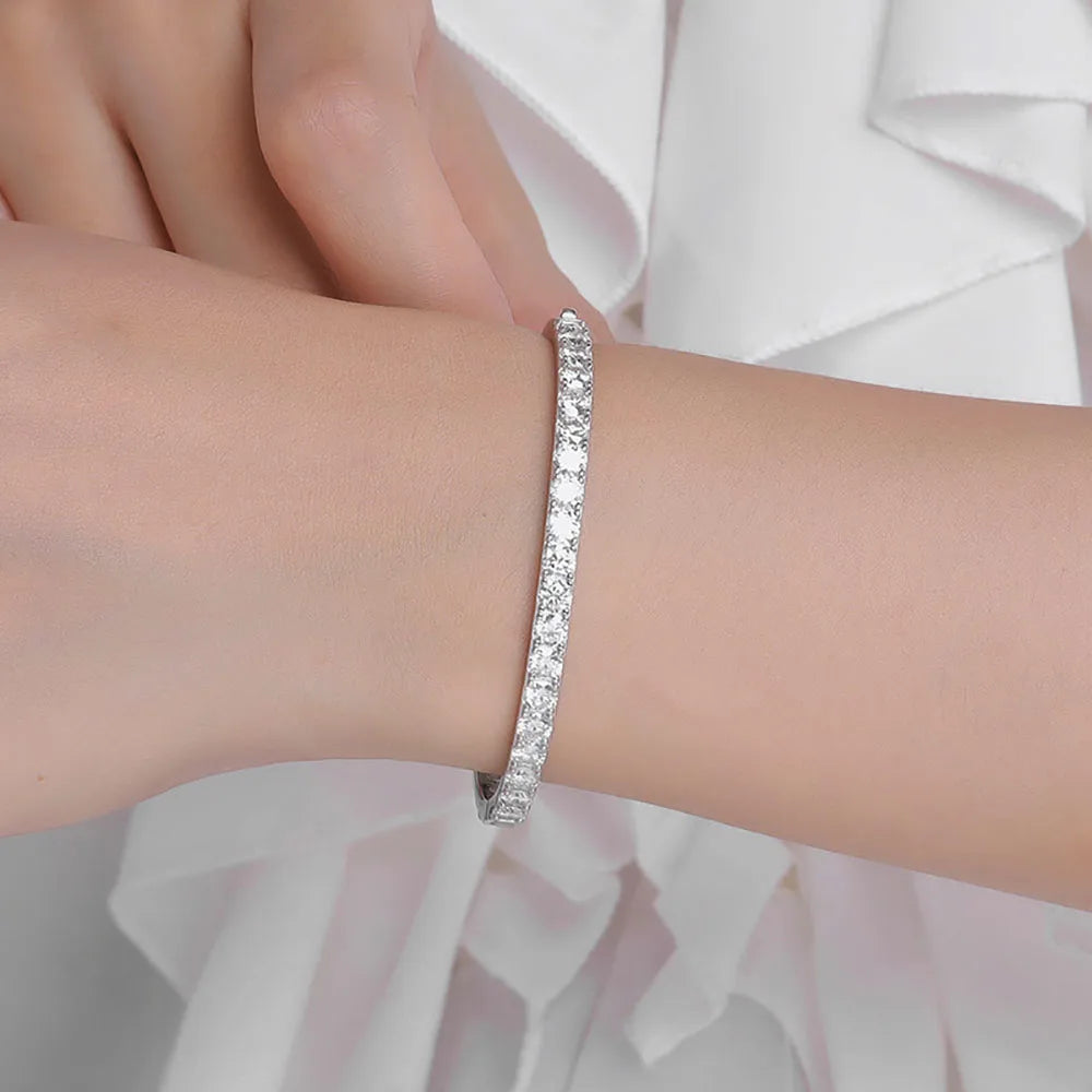 Full Moissanite Bracelet For Women