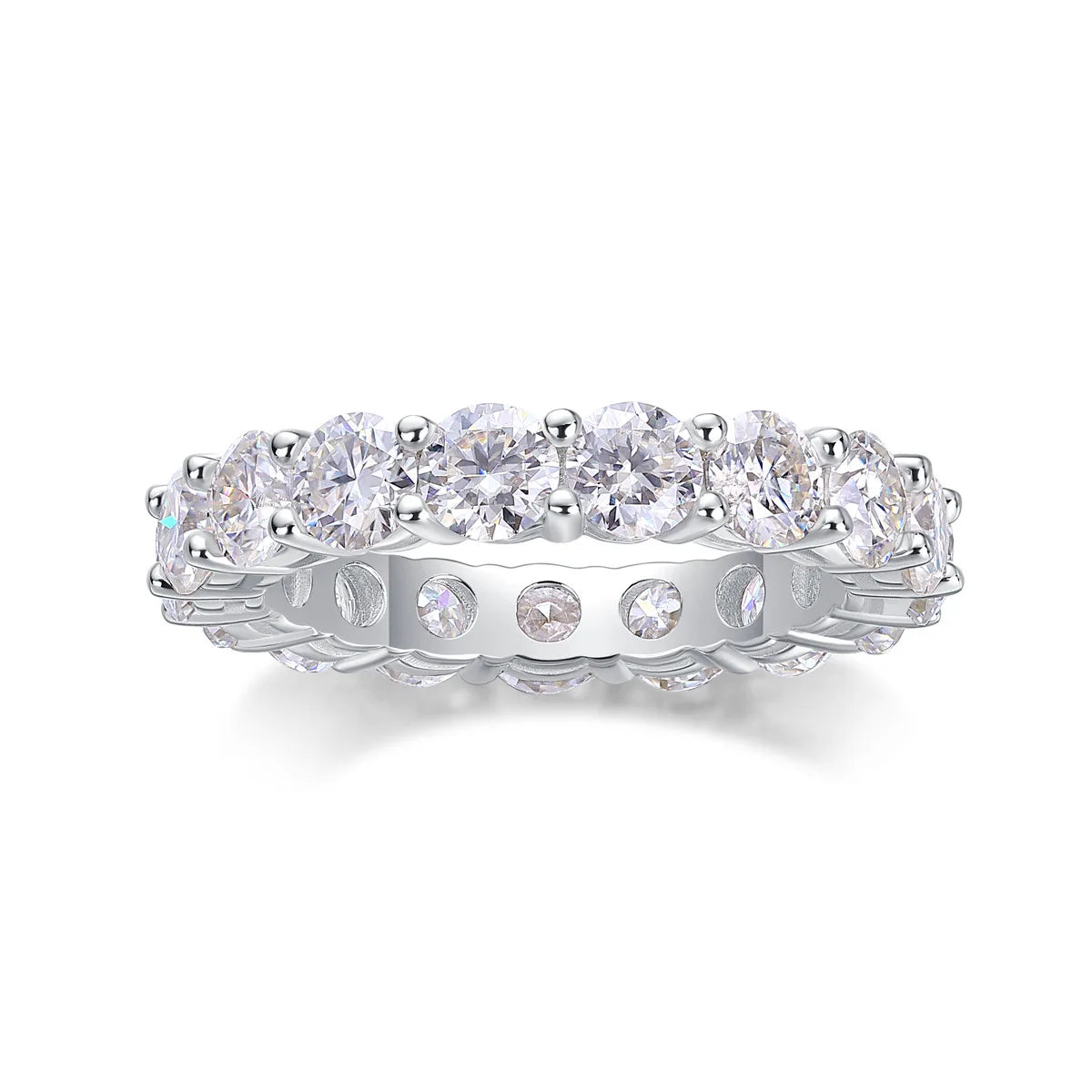 Moissanite Eternity Ring Wedding Band