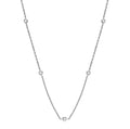2.5mm 3mm Moissanite Diamond Necklaces Real Silver Chain 925 for Women Jewelry Plated 18K Gold Choker Birthday Gift