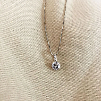 Moissanite Vintage Pendant Necklace