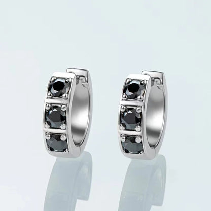 0.6ct Moissanite Hoop Earrings