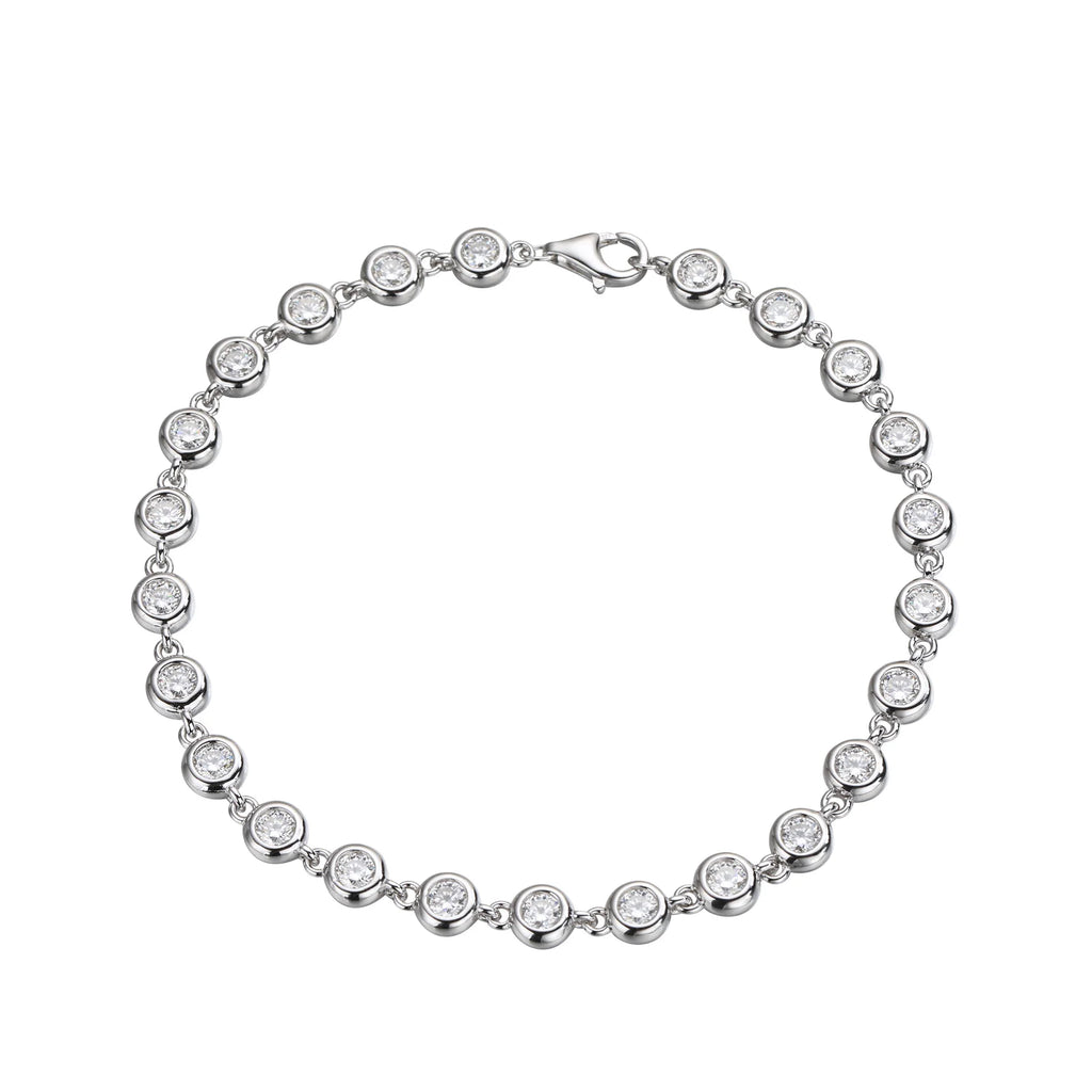 Moissanite Tennis Bracelet GRA Certified s925 Sterling Sliver 3mm