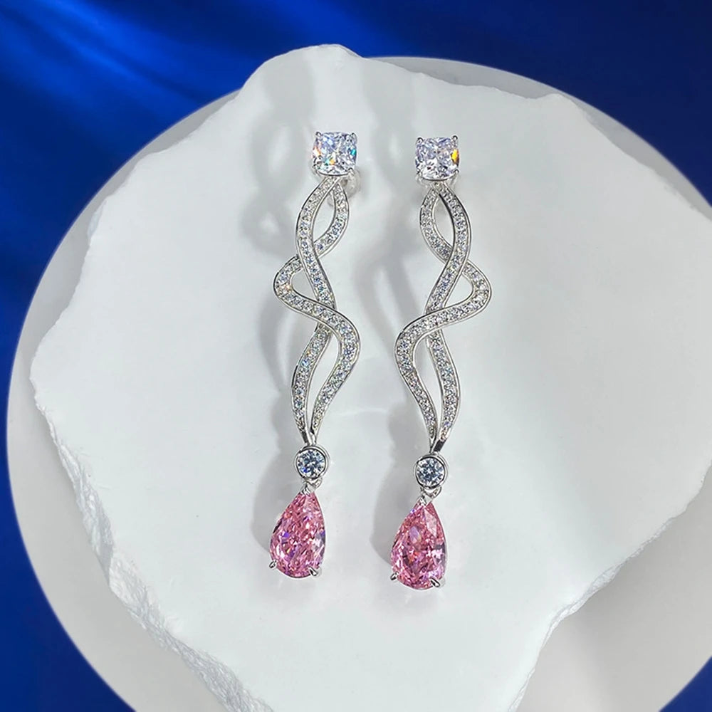 Drop Earrings Moissanite