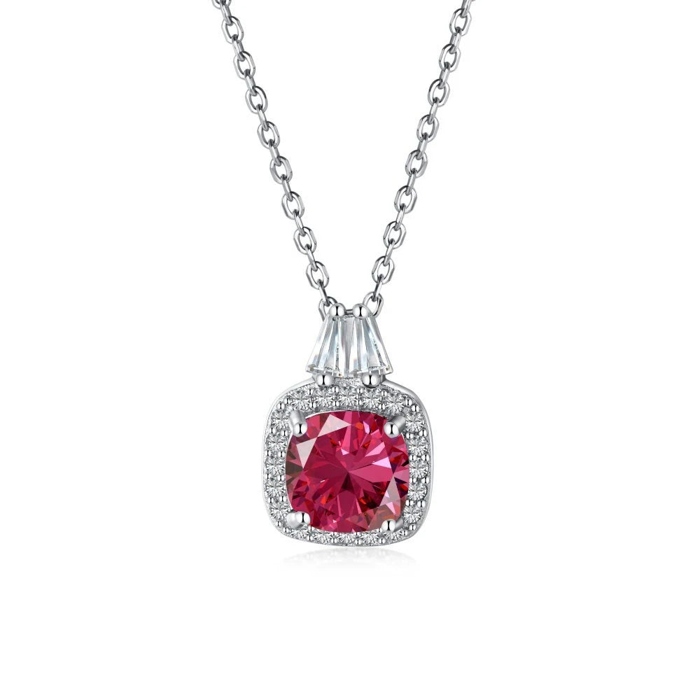 Moissanite Pendant Necklace