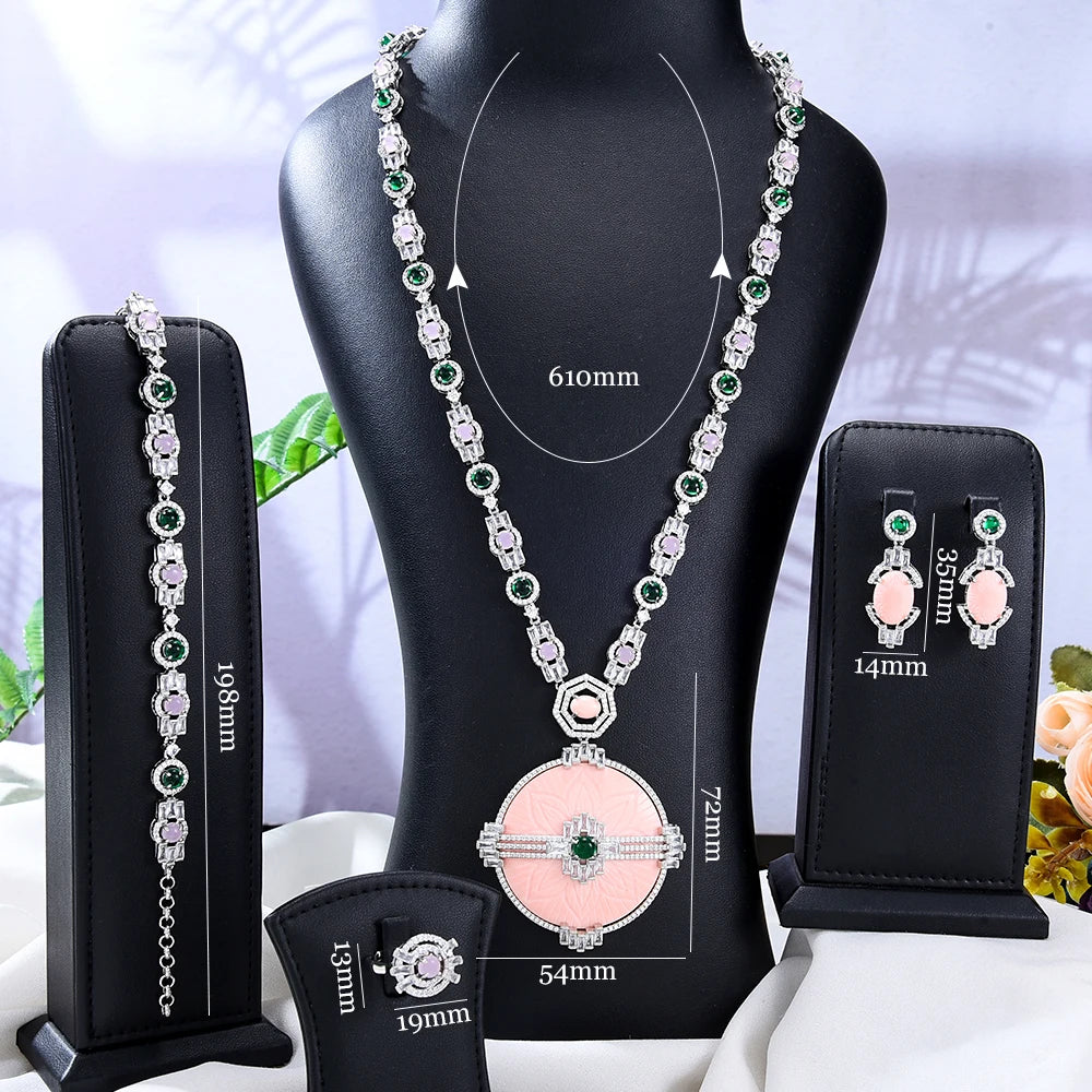 Luxury Gorgeous Shiny Bridal Jewelry set