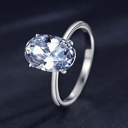 4.5 Carat Moissanite Engagement Ring