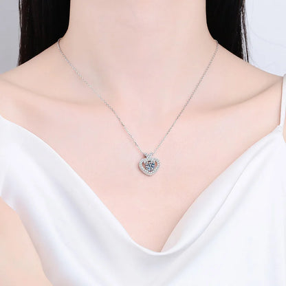 Moissanite Diamond Pendants Necklace