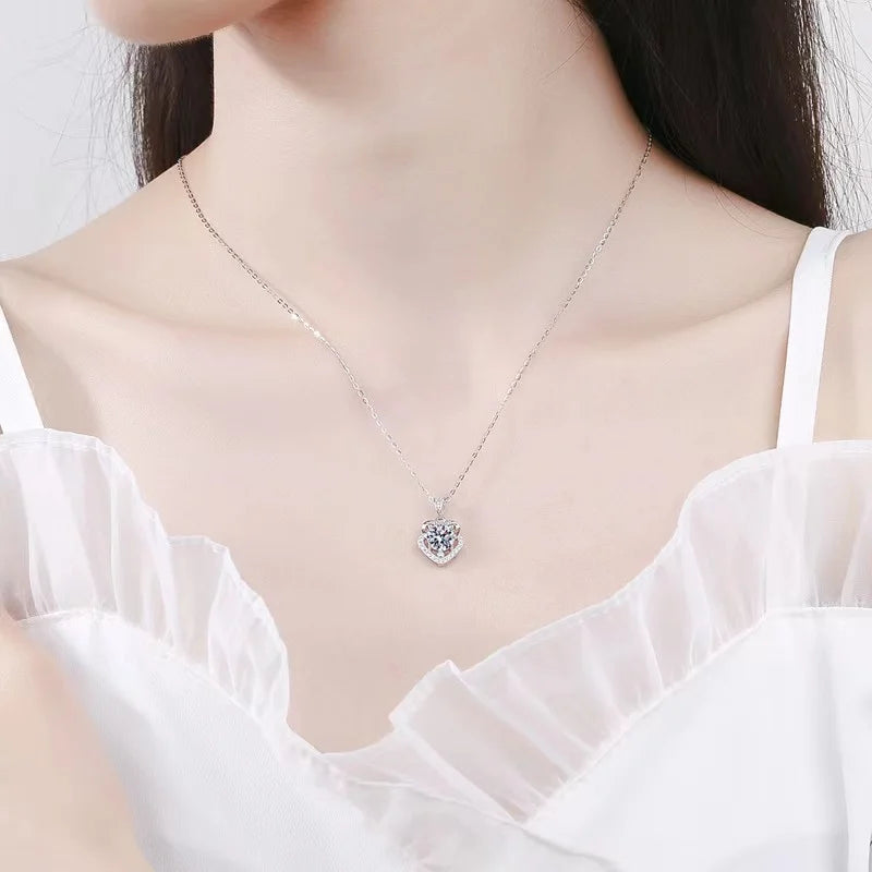 1ct Moissanite Necklace