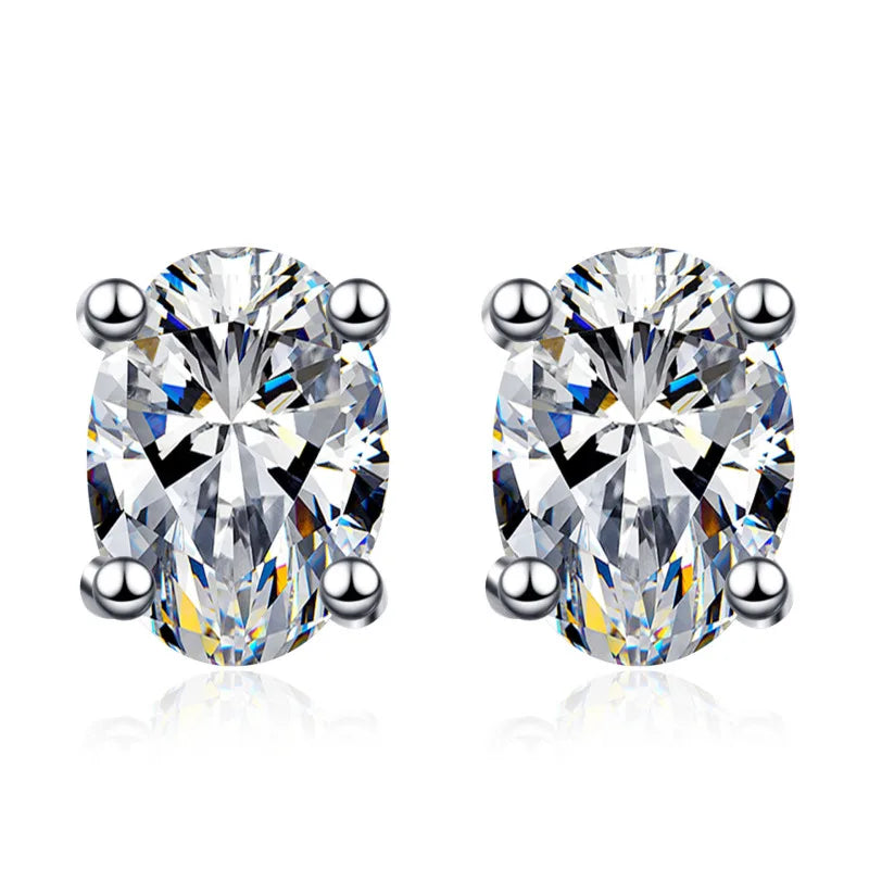 Moissanite Stud Earring