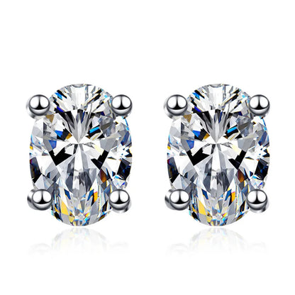 Moissanite Stud Earring