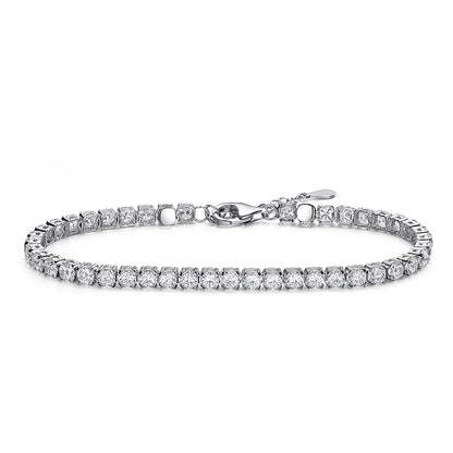 Full Moissanite Adjustable Tennis Bracelet