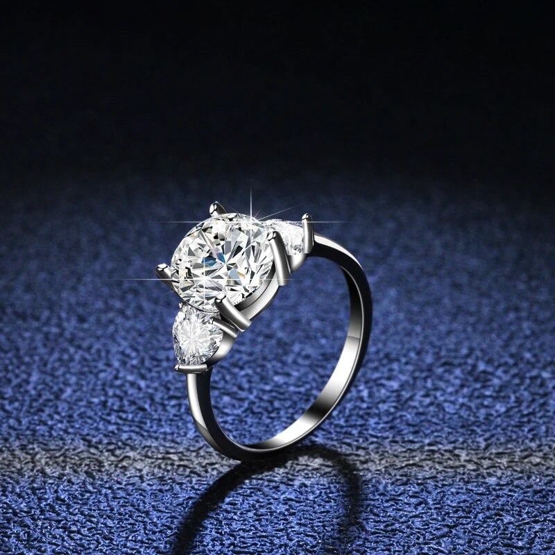 3 Carat Moissanite  Engagement Ring