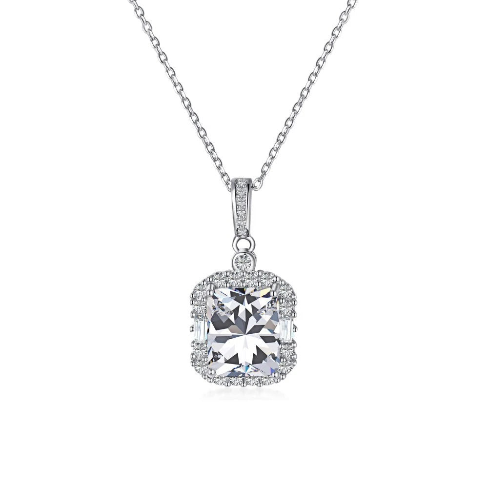 Moissanite Pendant Necklace