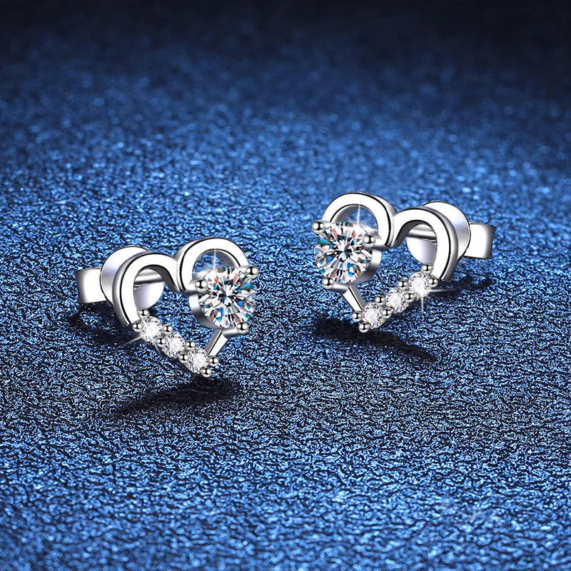 0.6ct Moissanite Stud Earrings