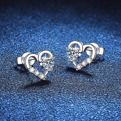 0.6ct Moissanite Stud Earrings