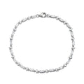 Oval Pear Cut Moissanite Tennis Bracelet s925 Silver Plated 18k White Gold GRA Certified Thin Bracelets for Women Man