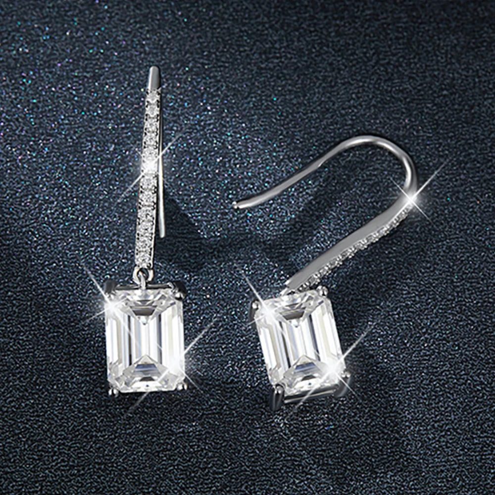 Moissanite Hook Earring For Women