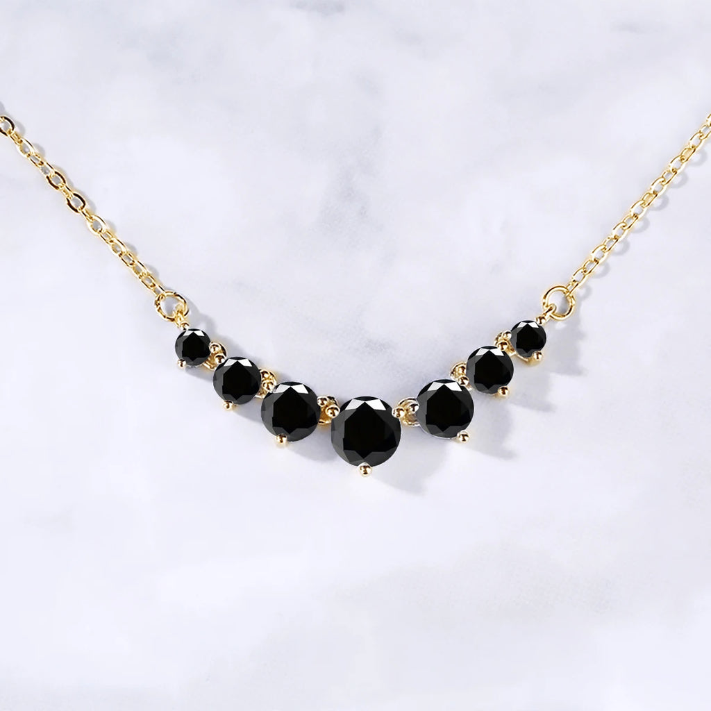 925 Moissanite Necklace For Women Certified With Chain New In Jewelry Anniversary Gift