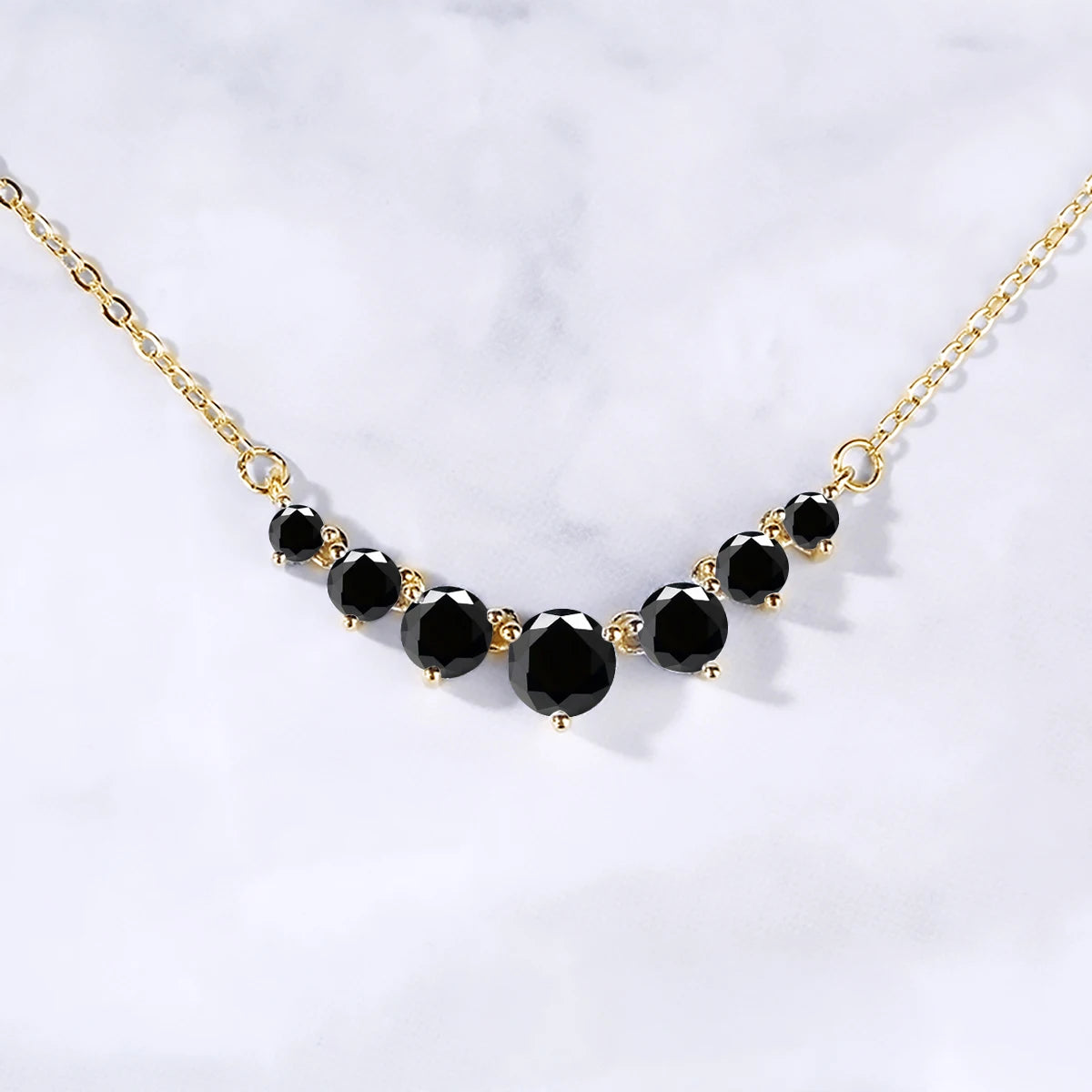 925 Moissanite Necklace For Women Certified With Chain New In Jewelry Anniversary Gift