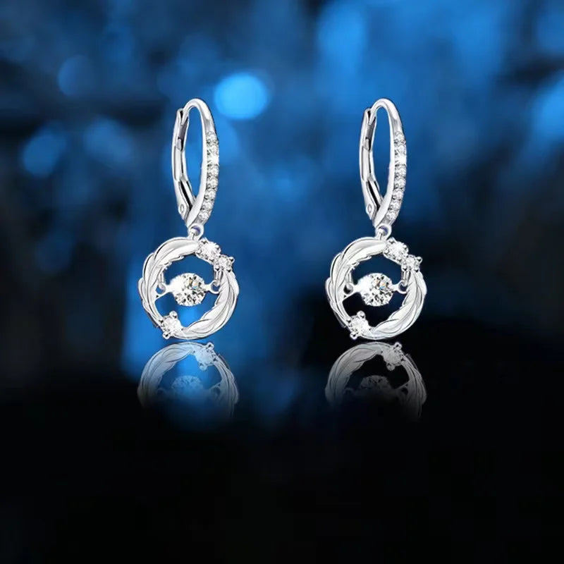 0.3ct Moissanite Drop Earrings