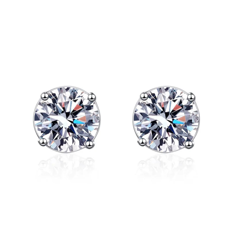 Moissanite Stud Earrings