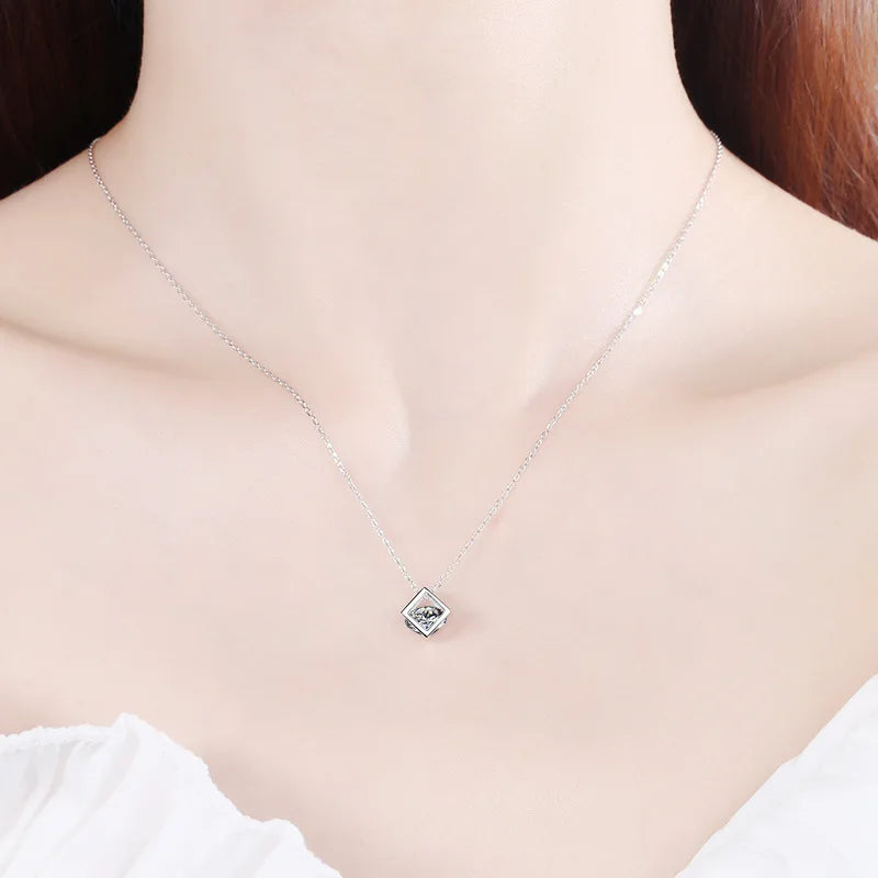 Moissanite Diamond Necklace Pendant