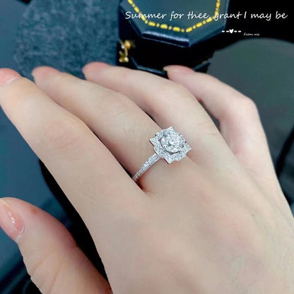 Moissanite Ring 2 Carat