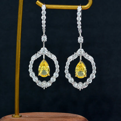 Drop Earrings Moissanite