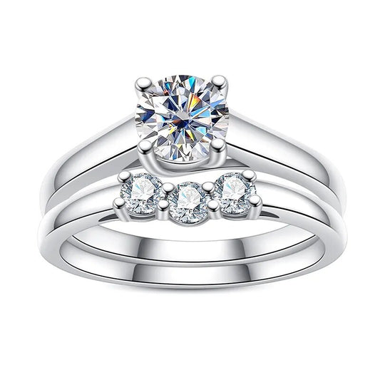 1 Carats Moissanite Diamond Wedding Ring