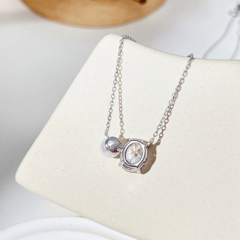 Moissanite Pendant Necklace