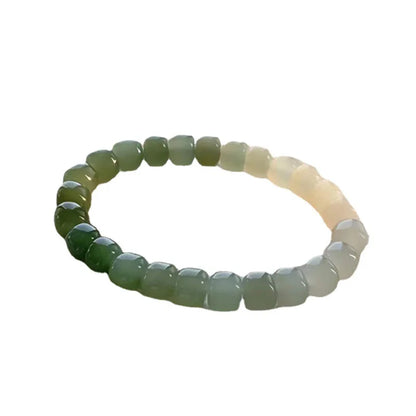 Natural Sunny Water Gradient Hetian Jade Bracelet