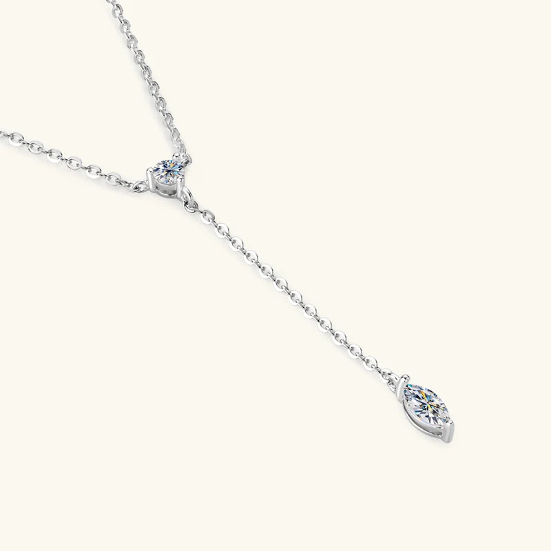 Moissanite Y-Shape Necklaces