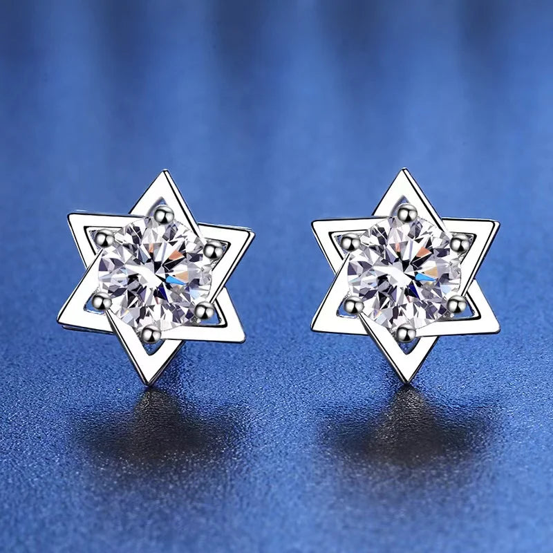 0.5ct Moissanite Stud Earrings