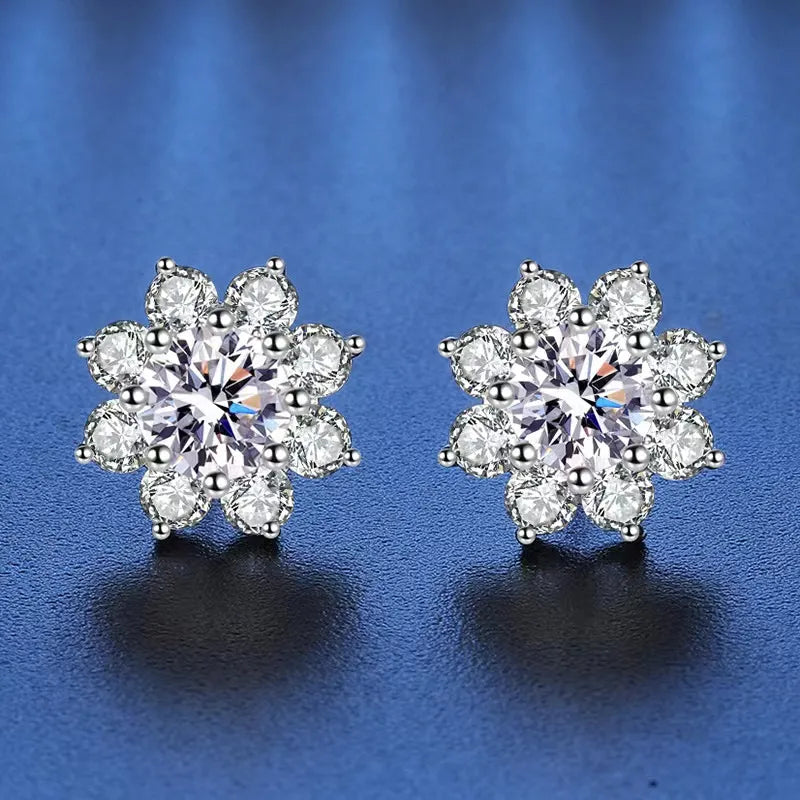 0.5ct Moissanite Stud Diamond Earrings