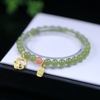 Natural Hetian Jade Bracelet