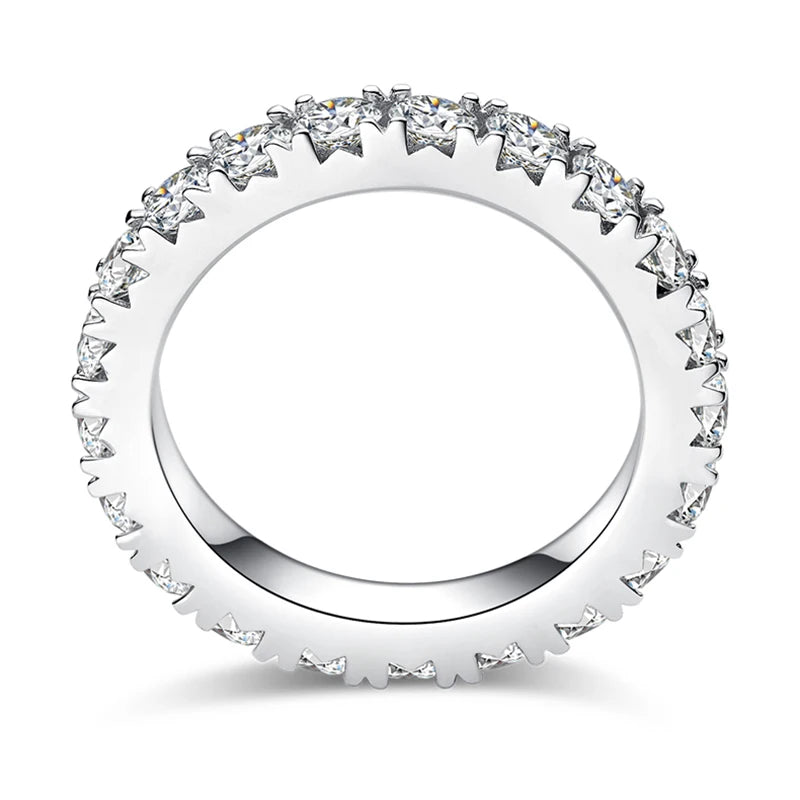 Moissanite Eternity Ring Wedding Band