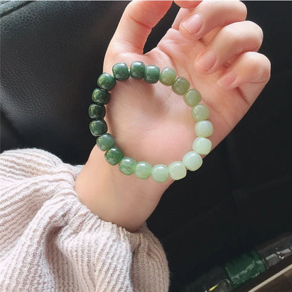 Natural Sunny Water Gradient Hetian Jade Bracelet