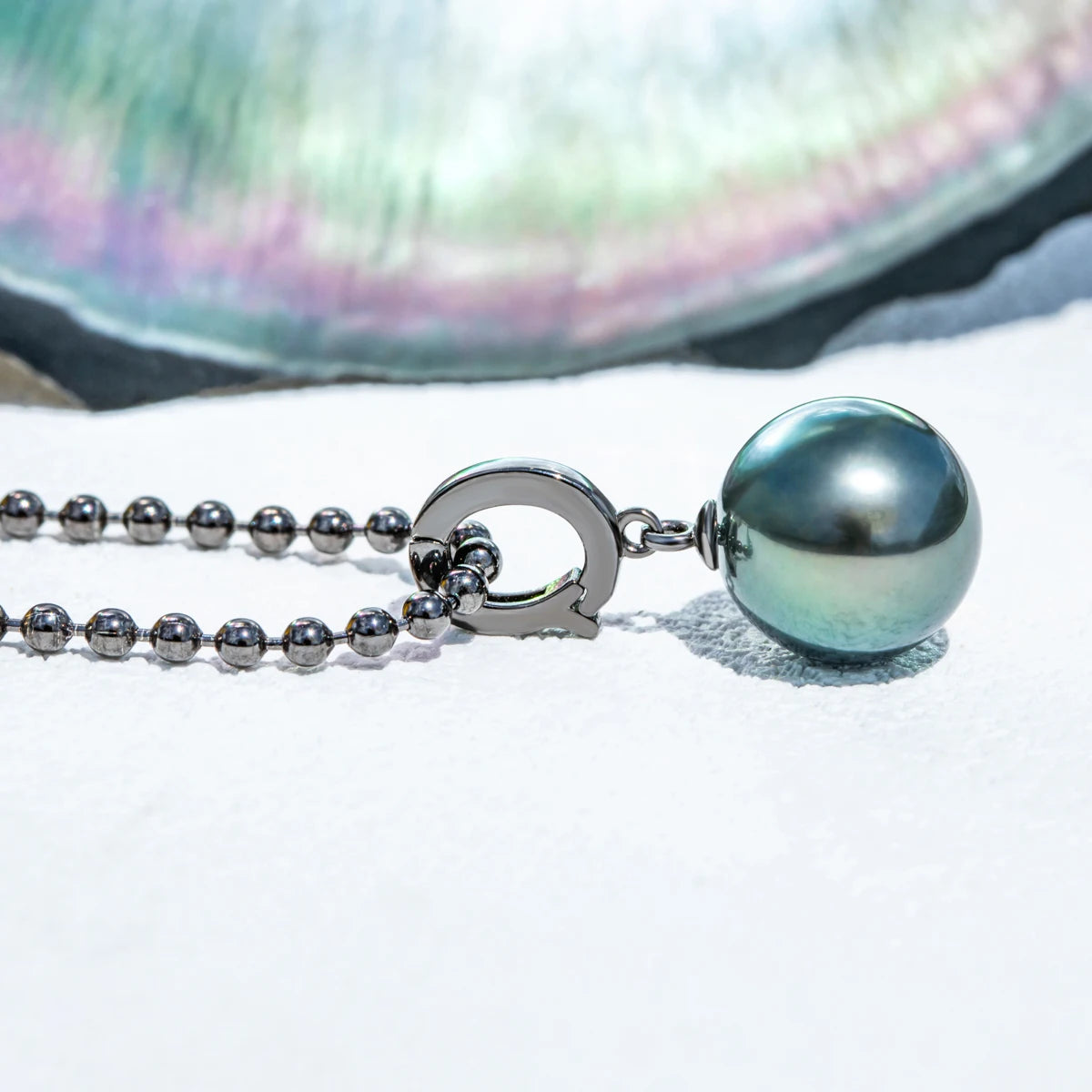 9-13mm Tahitian Black Pearl Necklace