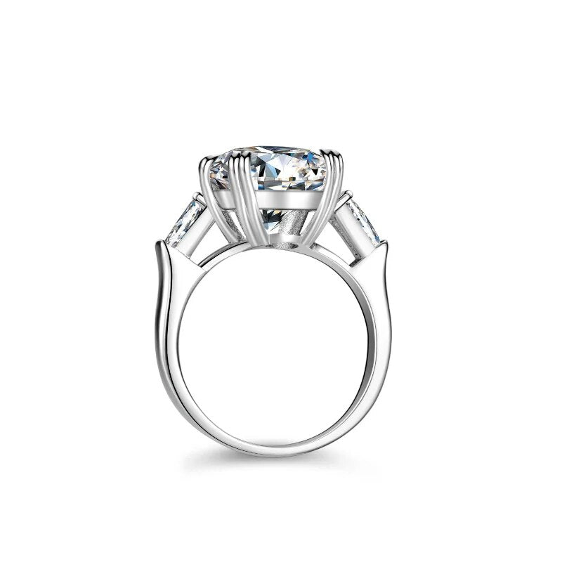 Moissanite Engagement Ring 8 Carat