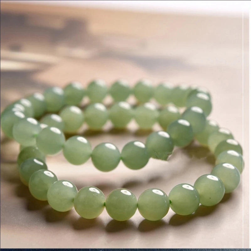 Hetian Jade Beads Bracelet