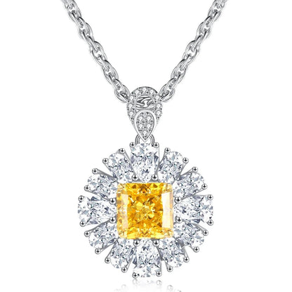 Pendant Necklace Moissanite